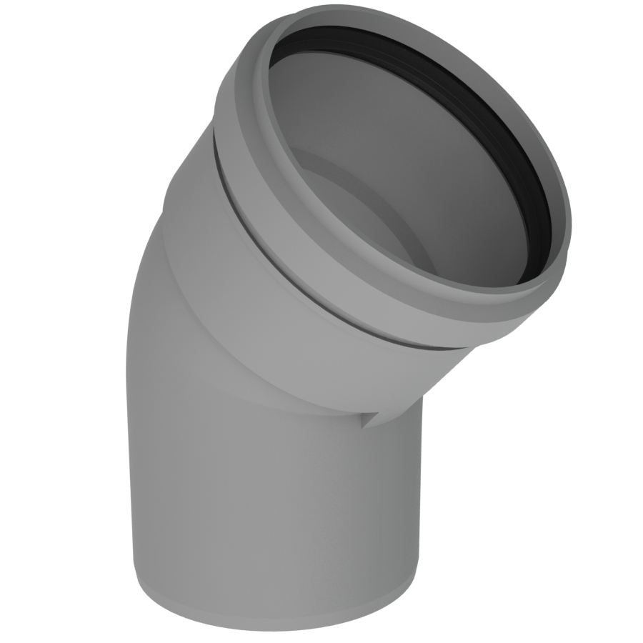 Burgerhout Twinline Elbow 45°