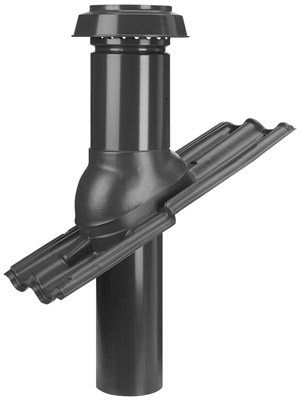 Roof terminal Ventilation Isolated 150 L=1750 Black Featured Image