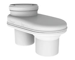Boiler adaptor PP from 80-80 to 60/100 thumbnail