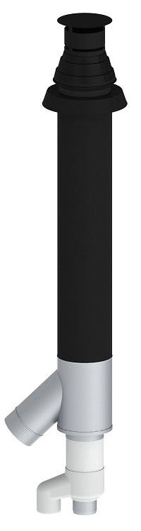 Roof terminal M2000 AL Combi 80-80-125 Black thumbnail