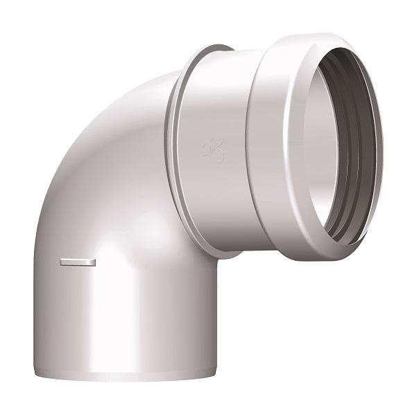 Safe-PP Elbow PP 80 90° White thumbnail