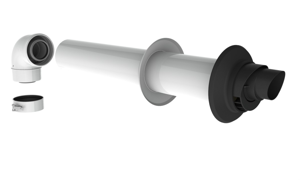 Wall terminal + Elbow PP 60/100 Featured Image