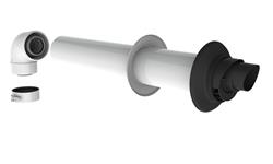 Wall terminal + Elbow PP 60/100 thumbnail