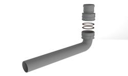 Flexline Coupling elbow extension PP 80 90° thumbnail