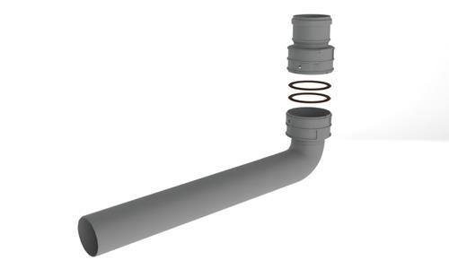 Burgerhout Flexline Koppelset verlengde bocht