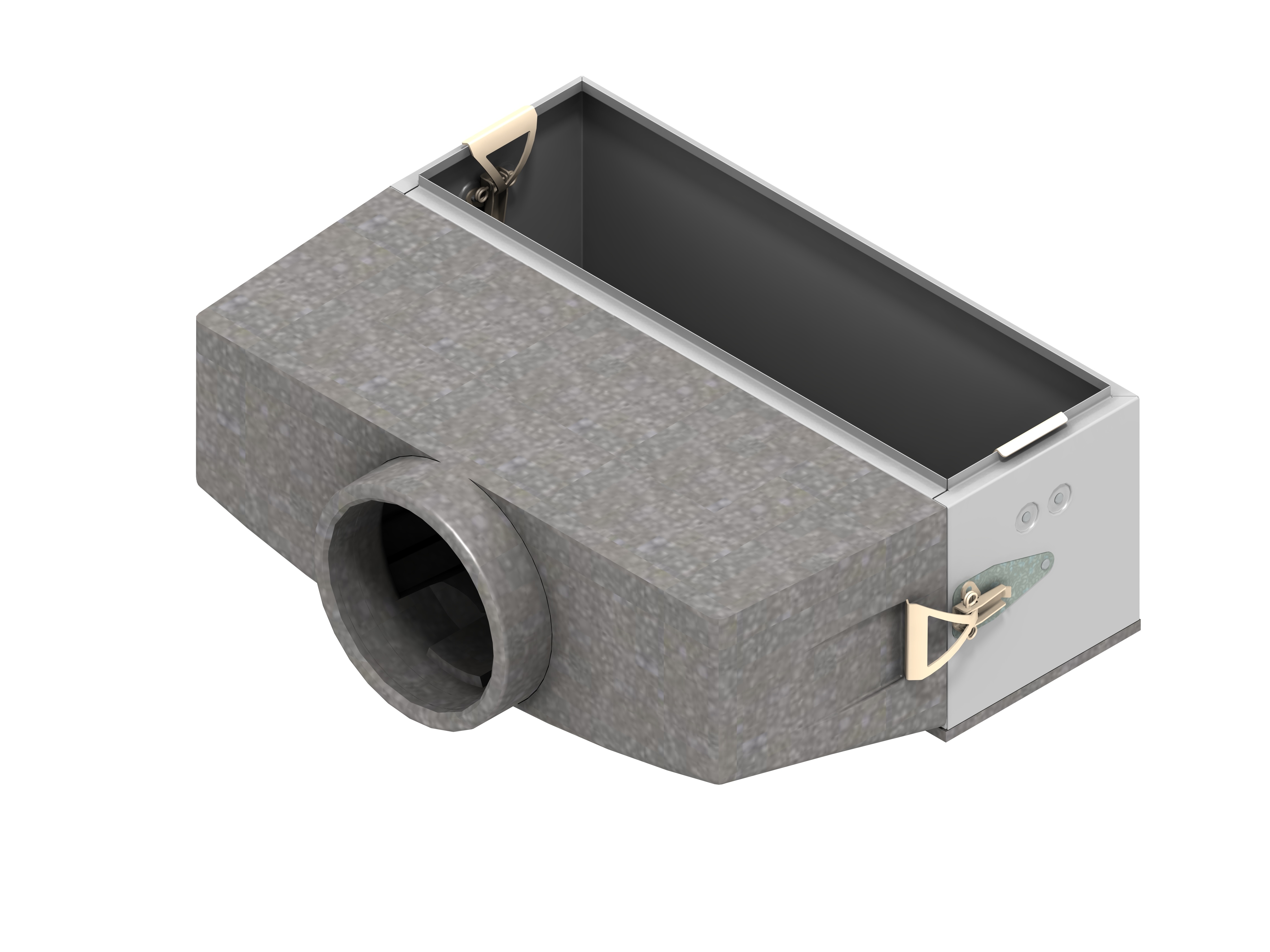 Hybalans+ Luchtverdeelkast Haaks bovenste deel 450