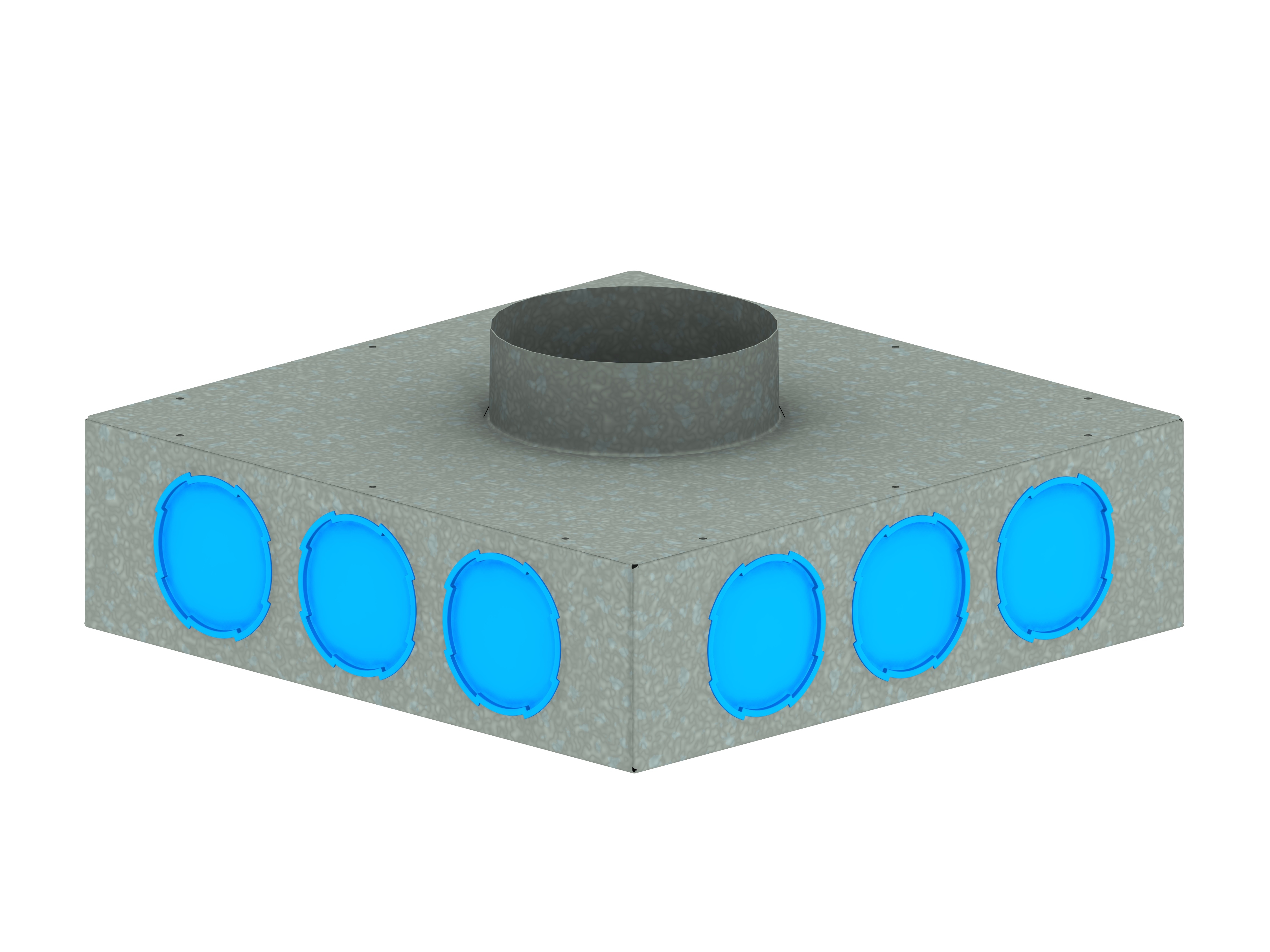 Hybalans+ Afvoer plenum 350#12