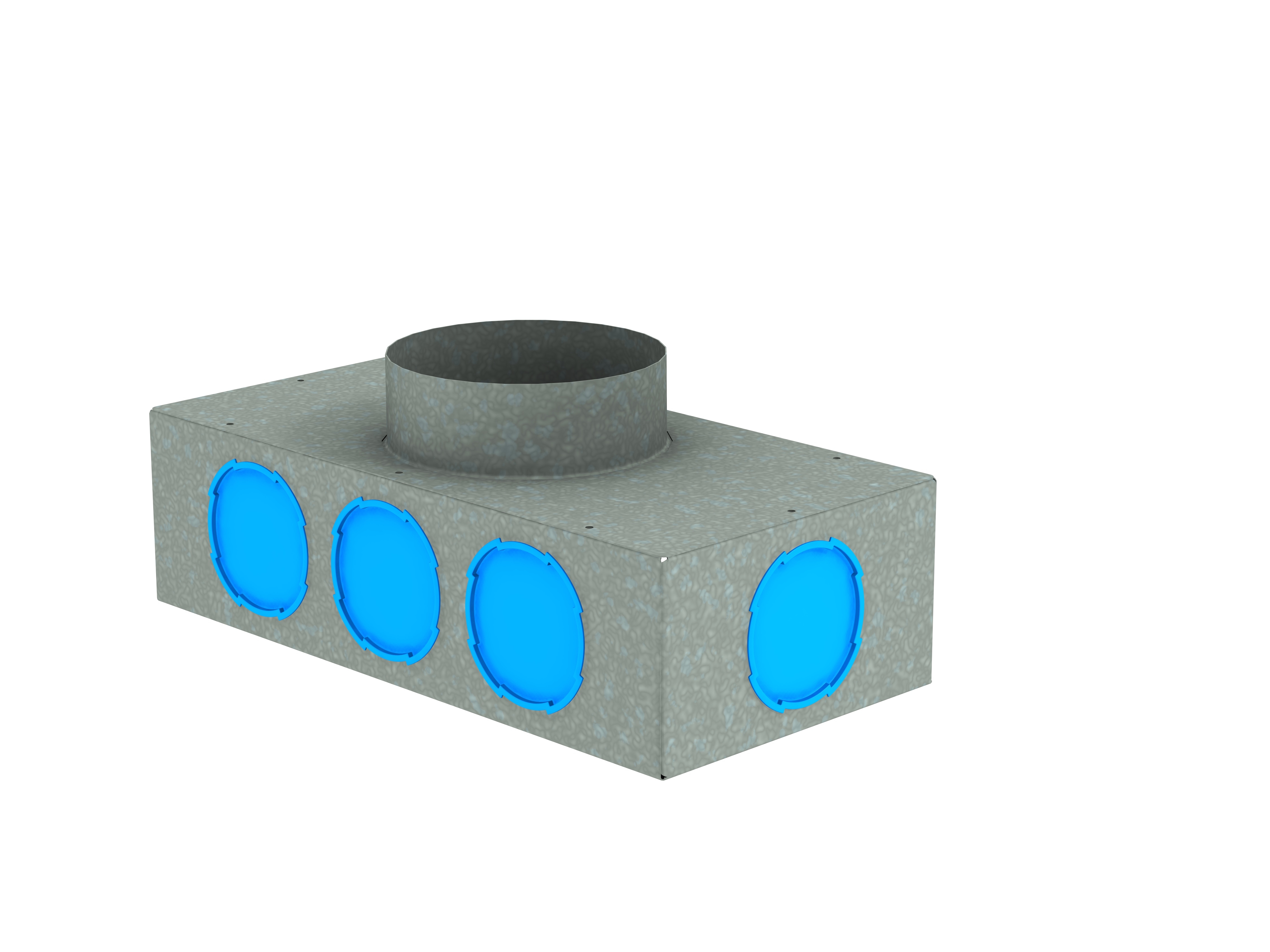 Hybalans+ Afvoer plenum langwerpig 225#8