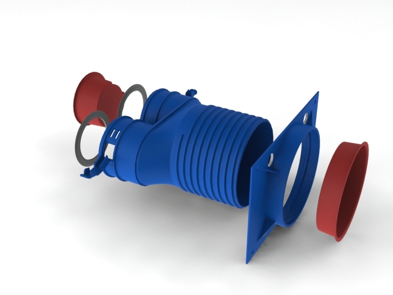 Hybalans+ Ventielaansluitstuk 117 2x75