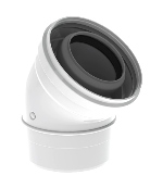 Burgerhout TwinSafe Elbow 45°