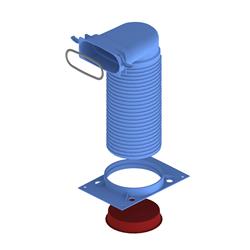 Hybalans+ Valve connection 125 132×52 90° thumbnail