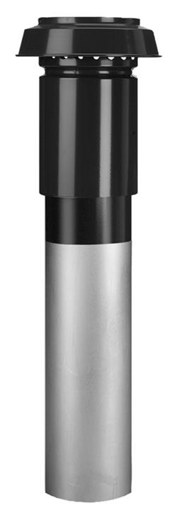 Roof terminal Ventilation Isolated 150 L=1000 Black thumbnail