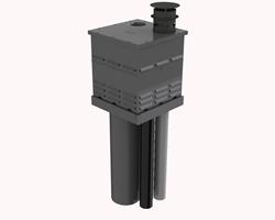 Mini-Delta Schoorsteentop HR Standaard AL 80-80 thumbnail