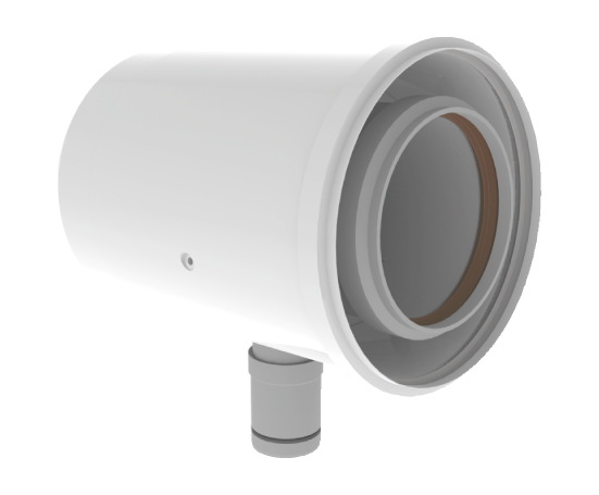 TwinSafe Condensate trap PP Concentric 60/100 Featured Image