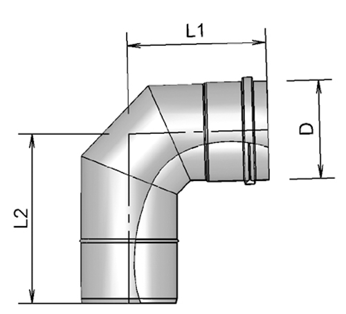 Elbow SST Segment 80 90° thumbnail