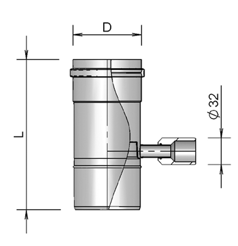 Condensate trap horizontal/vertical SST 80 thumbnail