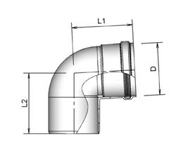 Alu-fix Elbow AL 80 90° thumbnail
