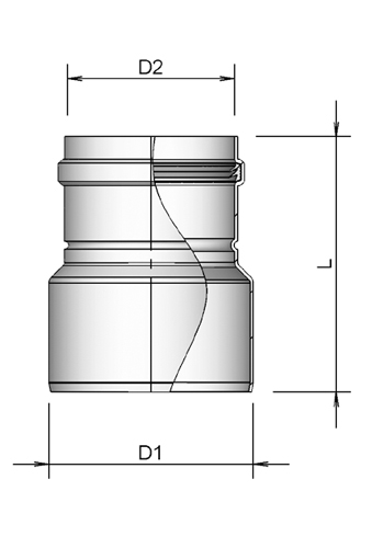 Alu-fix Reducer AL 100-80 thumbnail