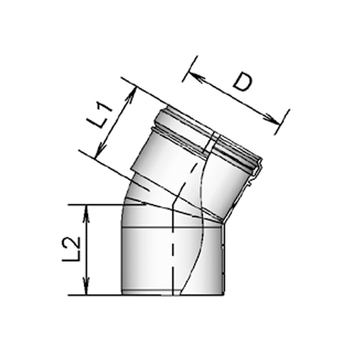 Twinline Elbow PP 80 30° thumbnail