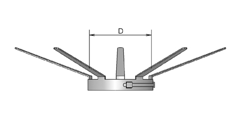 Flexline Spacer PP for flex-pipe 80 + 100 thumbnail
