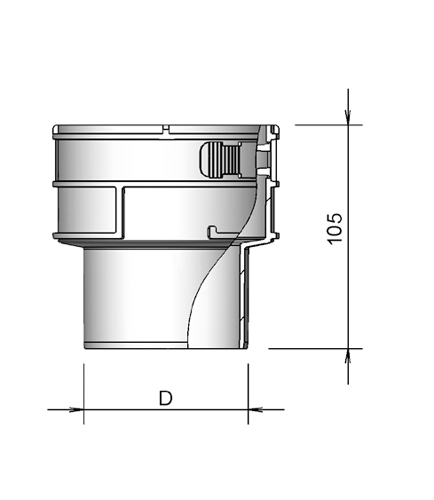 Flexline Adaptor Fixed (key) – Flex PP 80 thumbnail
