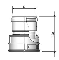 Flexline Adaptor Flex – Fixed (sleeve) PP 100 thumbnail