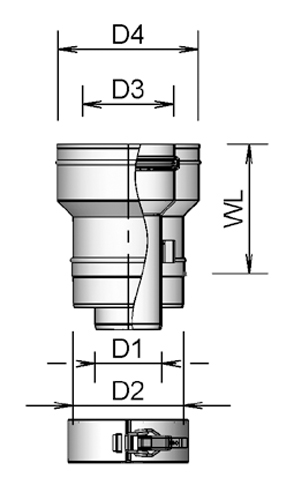 TwinSafe+ Expander AL Concentric 80/125 to 100/150 thumbnail
