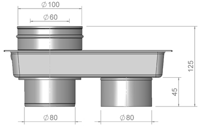 Adaptor PP 80-80 > 80/125 thumbnail