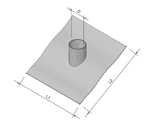 Roof tile PB D428 28-32° thumbnail