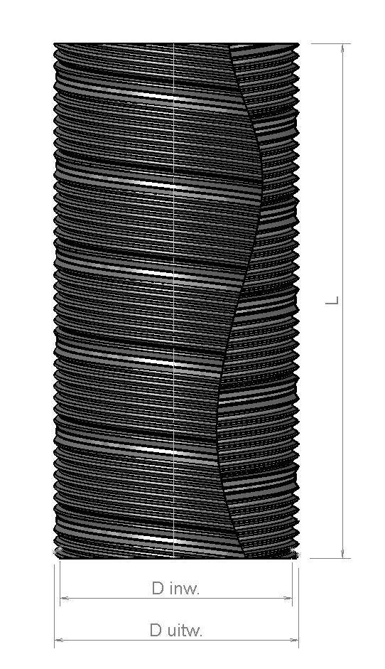 MetalFlex Flexible pipe SST 80 L=15m thumbnail