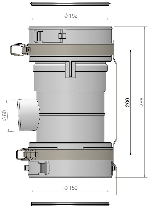 Multiflex T-piece CLV renovation PP 60>130 thumbnail