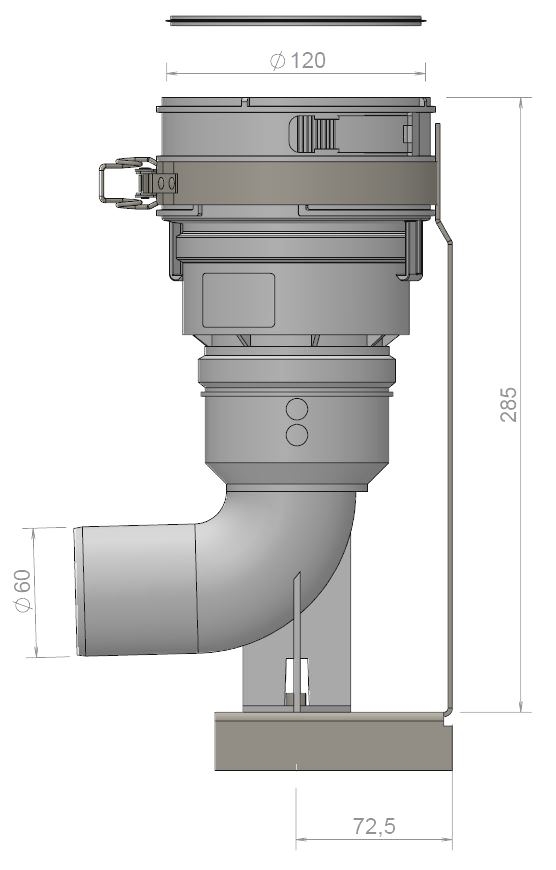 Multiflex End-piece CLV renovation PP 60>100 thumbnail