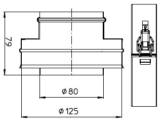Outdoor Exhaust PP 80/125 thumbnail