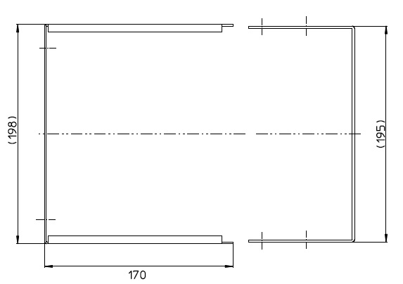 Outdoor Wall bracket ext SST (90-280) thumbnail