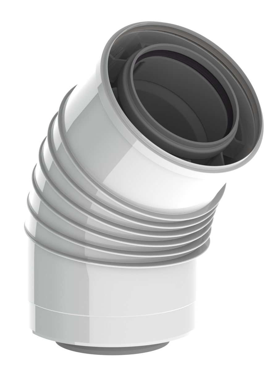 TwinSafe Elbow PP Concentric 100/150 45° Featured Image