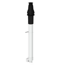 Roof terminal Skyline PP 80/125 with adaptor 80-80 XL Black thumbnail