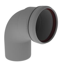 Twinline Elbow PP 80 90° thumbnail