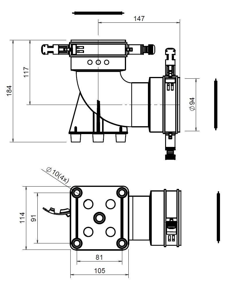 Hybalans+ Support elbow 92 90° thumbnail