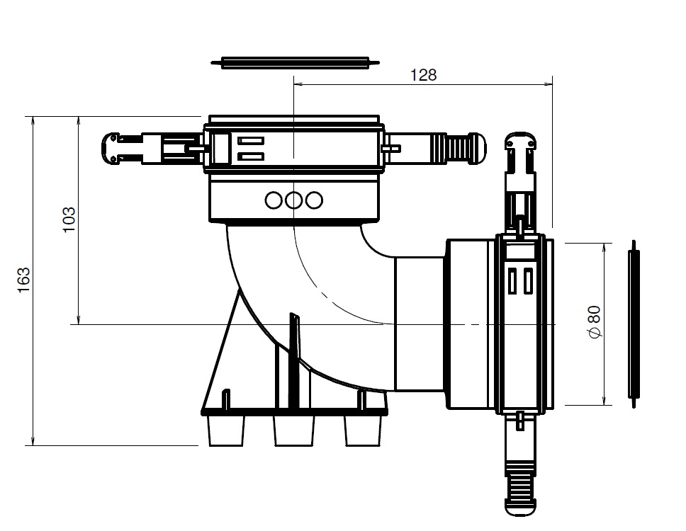 Hybalans+ Support elbow 75 90° thumbnail