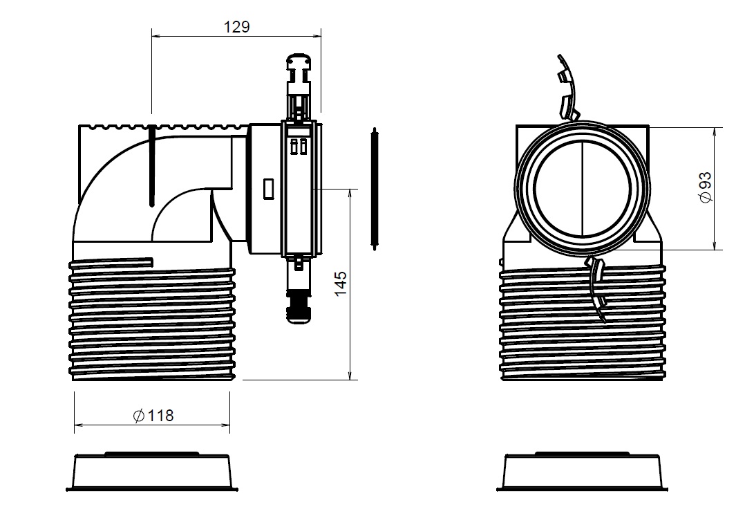 Hybalans+ Valve connection for mold installation 117 92 90° thumbnail