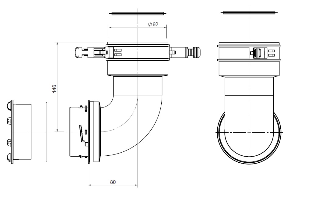 Hybalans+ Connector 92 90° thumbnail