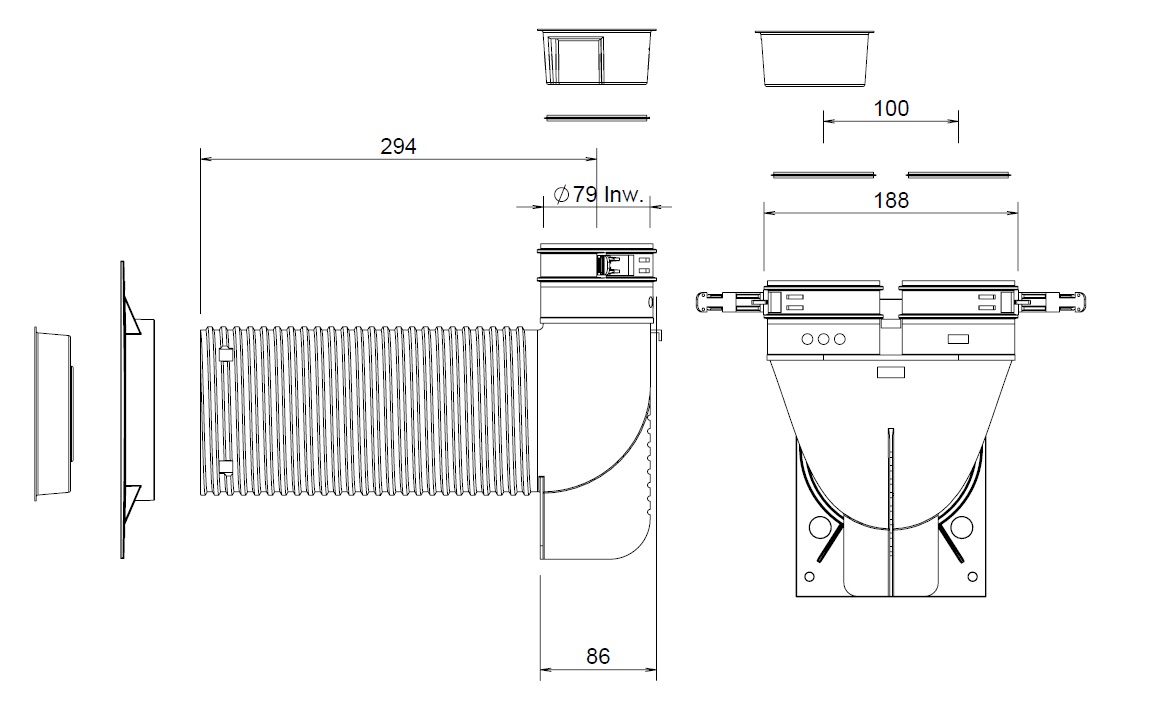 Hybalans+ Valve connection 117 2×75 90° thumbnail