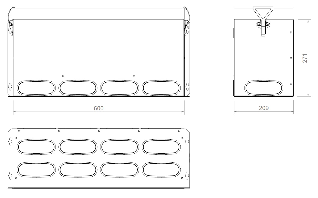 Hybalans+ Manifold box lower part 350#14 132×52 thumbnail