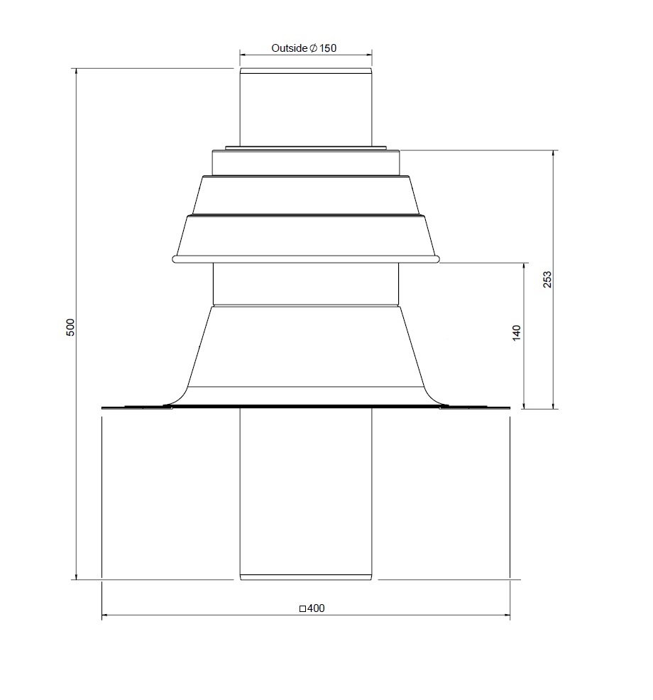 Chimney top + air intake SST 150 thumbnail