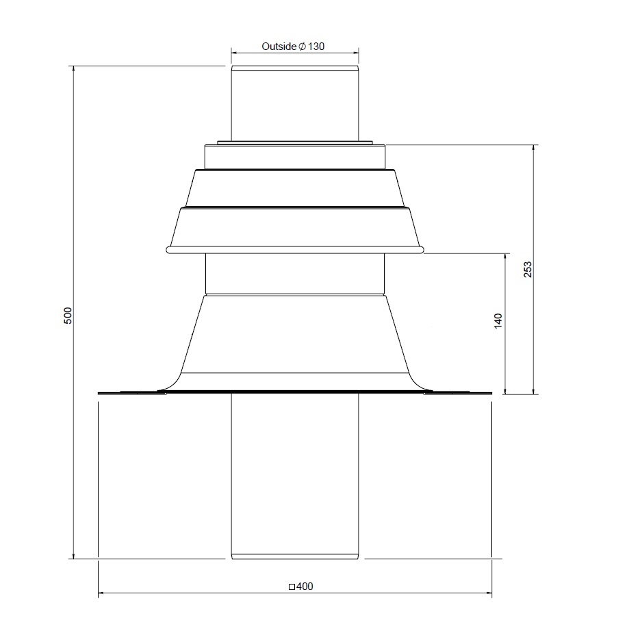 Chimney top + air intake SST 130 thumbnail