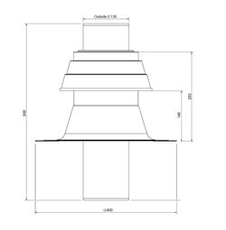 Chimney top + air intake SST 130 thumbnail