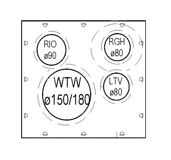 Burgerhout Mini-Delta Roof board