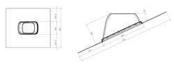 Roof tile model D Adjustable PB 800×1000+D205 thumbnail