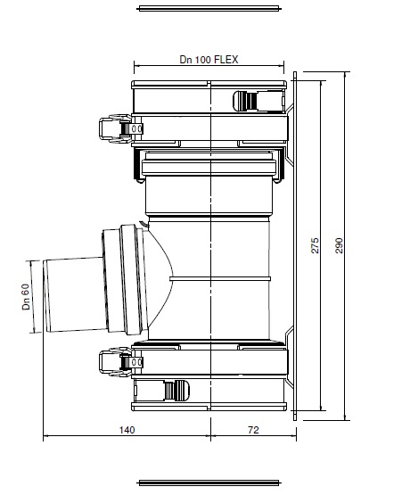 Multiflex T-piece PP 60>100 thumbnail