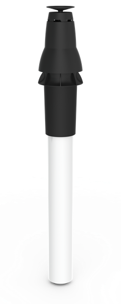 Roof terminal Skyline PP Concentric 80/125 Black thumbnail